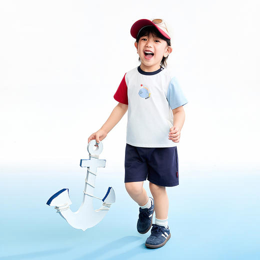 【实体店同款】男童套装夏季新款安奈儿童装XB621170 商品图3