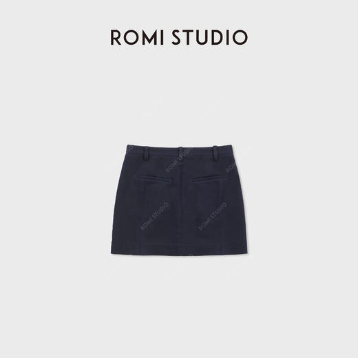 ROMI STUDIO“简约优雅”柔软细腻凹凸纹理短裙RWDWXG2102 商品图1