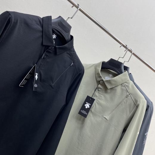 点此购买 迪桑特春秋季男士DUALIS系列都市通勤百搭长袖polo衫 yh 342098 商品图8