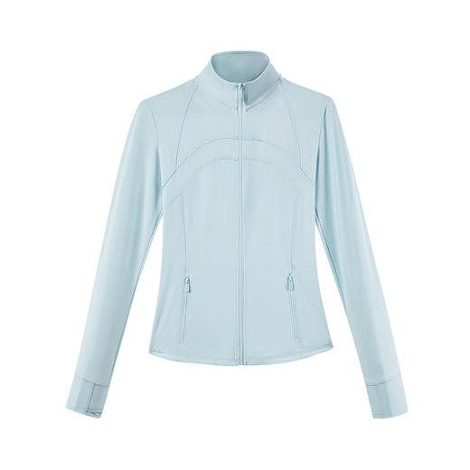 【谁穿谁美❗️夏季凉感防晒服】修身显瘦「穿出小蛮腰」科技面料触肤即凉，持久防晒不闷热，防晒运动都皆宜，修身透气瑜伽外套户外凉感防晒皮肤衣L 商品图4