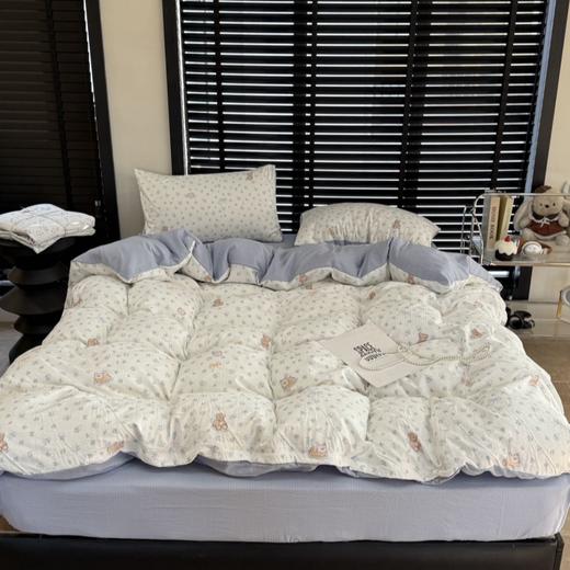 【好货团‼️88抢】早春A类有氧沐纱棉四件套， 让你的睡眠质量瞬间升级！韩国🇰🇷有氧沐纱棉四件套贝 商品图4