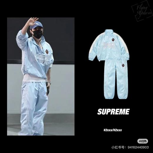 F031232美式潮流缎面贴片logo针织运动裤男女同款学院风刺绣运动裤 商品图10