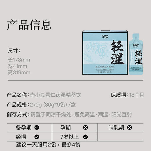 【效期至26年8月】羽心堂 赤小豆薏仁饮 30g*9/盒 商品图2