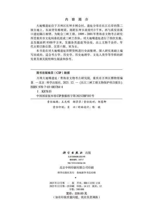万州大地嘴遗址 商品图2