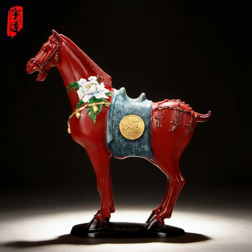 宇达青铜摆件 马创意艺术礼品《福临和瑞》家居装饰工艺摆件 商品图0