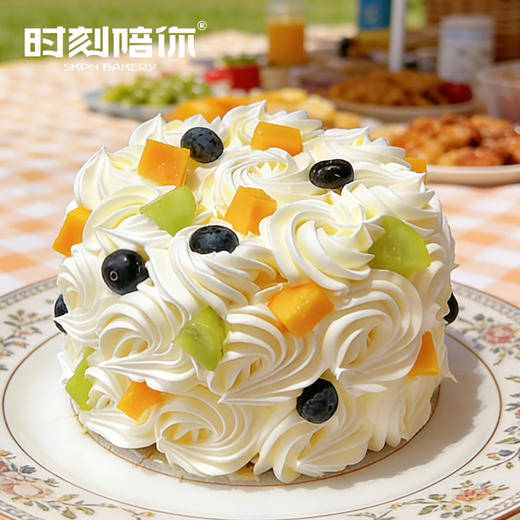多彩缤纷 水果生日蛋糕 商品图0