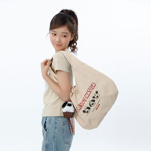 萌趣卡通格纹小狗单肩包-纪念日百货门店同款169443157 商品图6