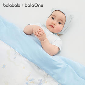 【balaOne】巴拉巴拉宝宝婴童寝具婴儿被子抱被可爱满印精致时尚