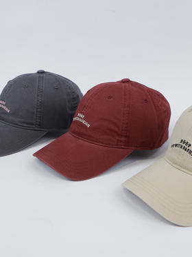 精致小刺绣简约经典双排字母棒球帽-纪念日百货门店同款169146021