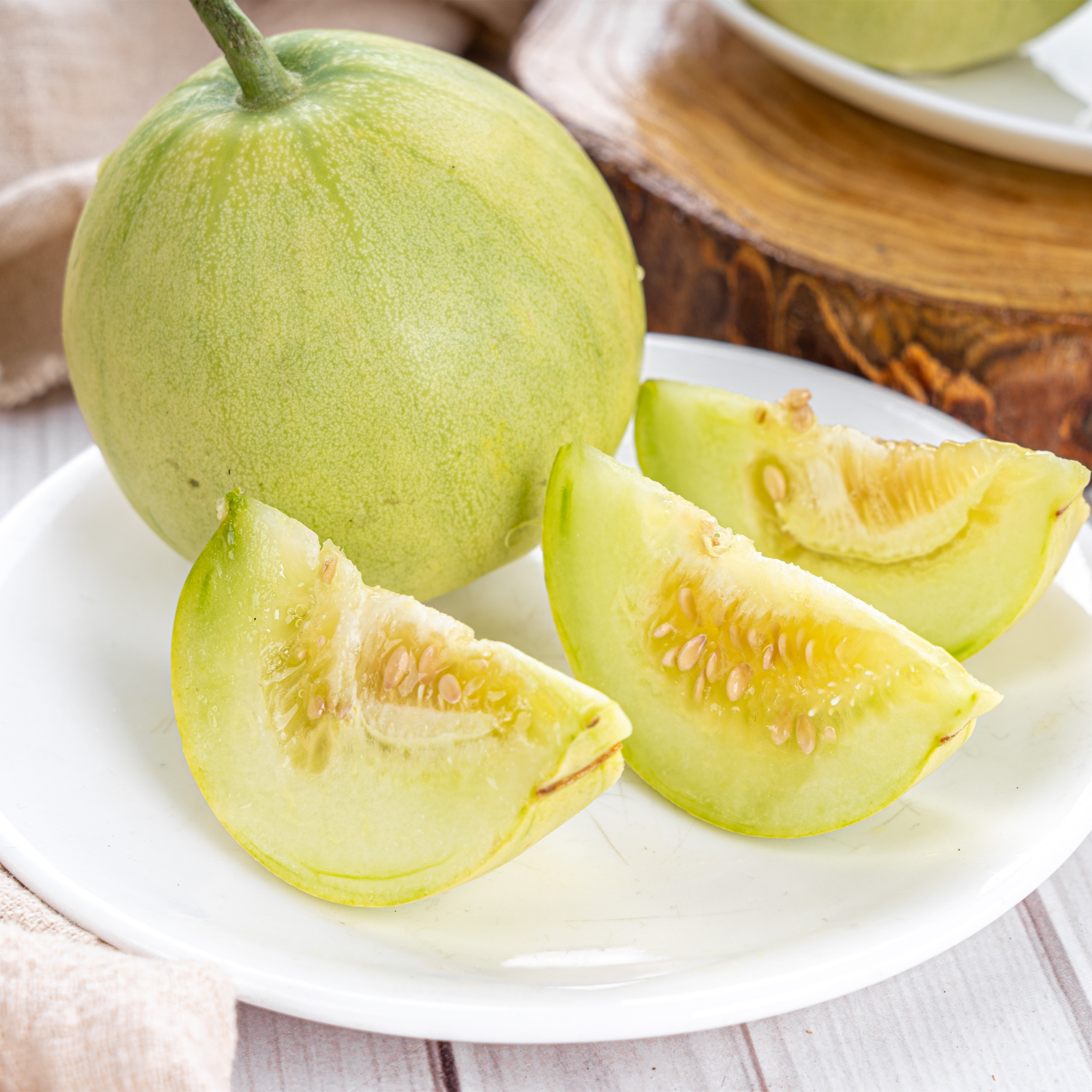 马连庄的甜瓜  清甜多汁 细腻 皮薄肉脆