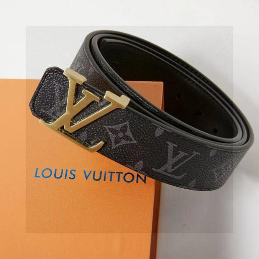 F031249男士好礼黑色带身金扣皮带大气上档次男士腰带 商品图0