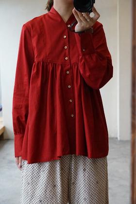 The last flower of the afternoon 定番款喇叭袖衬衫