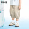 【实体店同款】男童全腰梭织七分裤夏季新款安奈儿童装XB626176 商品缩略图0