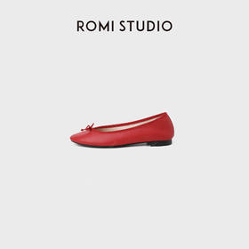 ROMI STUDIO“法式剧场”水染羊皮浅口软底低跟芭蕾鞋 RWDSP31746