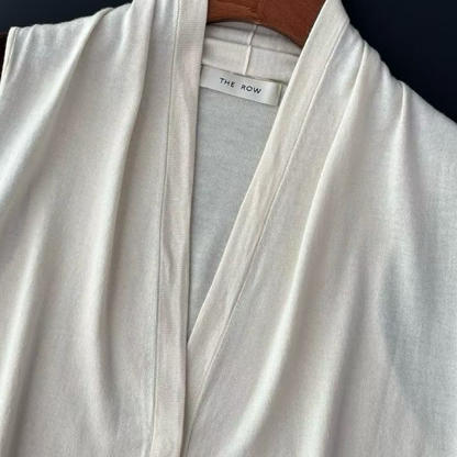 The Row原单春夏羊绒真丝无袖挂脖针织衫。 白色黑色灰色自己备注号码颜色。 商品图8