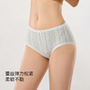 【满4条/7.5折】（中版）【秀黛】女时尚花纱印花平角裤棉质色纺纱蕾丝弹力透气舒爽女士内裤【1条】W5333607T【门店同款】【内裤非质量问题不退款，介意勿拍】 商品缩略图4