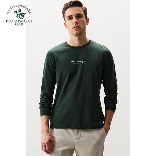【直发】圣大保罗新品男士圆领印花长袖棉T长袖棉T-PW21KT111M 商品图0