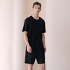 Solo seta男士纯色短袖短裤睡衣套装莫代尔桑蚕丝家居服春夏休闲 商品缩略图3