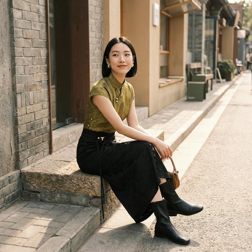 DS XN 连袖中式收腰马甲 商品图1