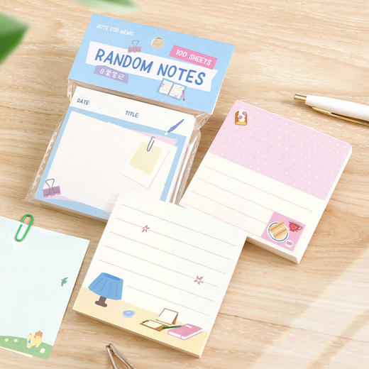 NOTE FOR兜兜生活日志系列100张便签 商品图1