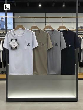 F031226新品户外速干舒适耐磨纯色时尚舒适简约大方短袖T恤
