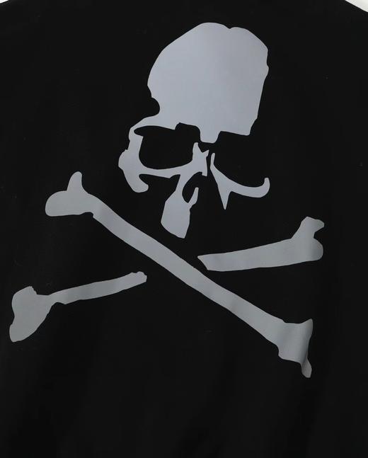 F031256春季新品时尚百搭潮流骷髅反光字母印花重磅高街圆领卫衣 商品图5