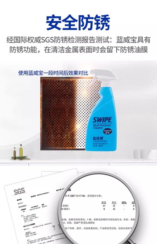 【2装装】（蓝）威宝原味多用途清洁剂即用装 500克+补充装500克 商品图5