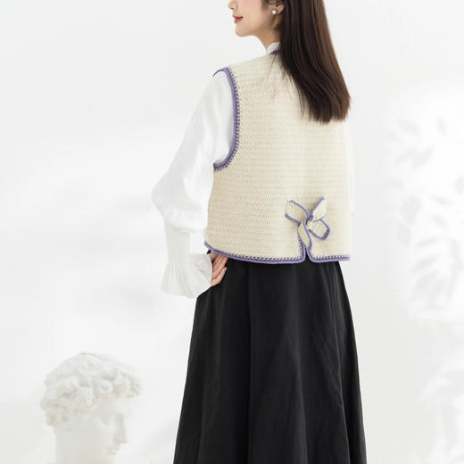 苏苏姐家鸢尾背心手工DIY编织钩针上衣毛线团自制材料包 商品图3