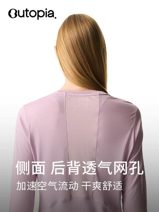 OUTOPIA超细美利奴羊毛干爽长袖T恤031107 商品图5