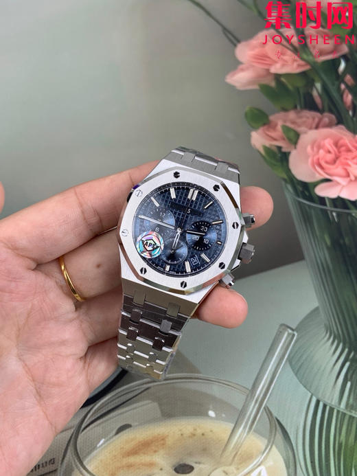 APS新品爱彼皇家橡树系列26715 蓝色盘 男士腕表 表径38mm 丹东4801机 小手腕福音 商品图2