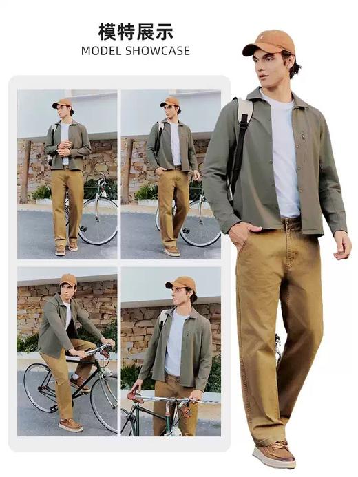 波顿男士春秋季衬衫型纽扣外套｜下摆走线均匀扎实，洗过几次不卷边，越穿越顺眼MSJ177126 商品图3