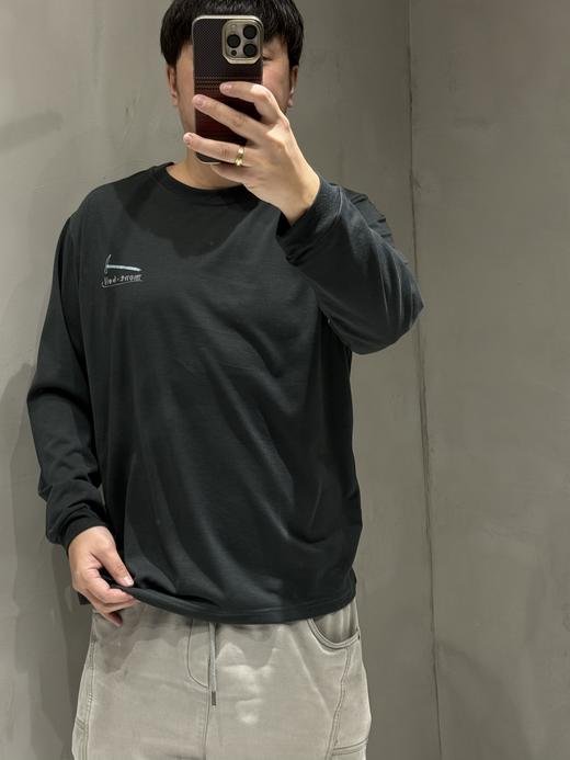 点此购买 montbell春秋季男女款户外登山速干透气防晒长袖T恤 ss 342042 商品图6