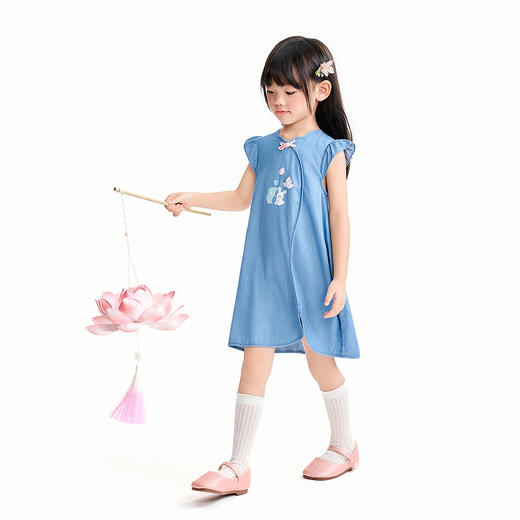 【实体店同款】女童连衣裙夏季新款安奈儿童装XG623107 商品图3