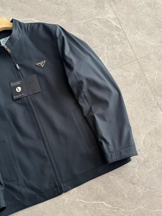 F031208新款男士商务行政休闲利落剪裁立领拉链夹克外套 商品图6