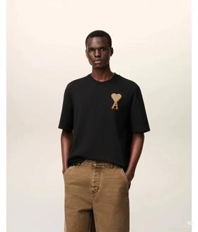 【2fz1】新款情侣植绒刺绣时尚休闲短袖T恤！！