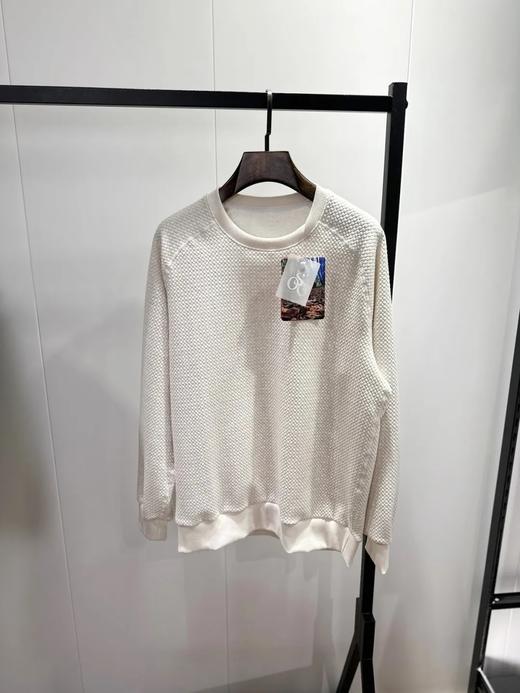 美式经典 单色 烟灰色长袖圆领T恤  男士圆领运动衫 商品图5