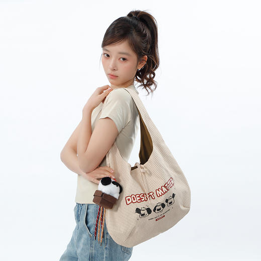 萌趣卡通格纹小狗单肩包-纪念日百货门店同款169443157 商品图5