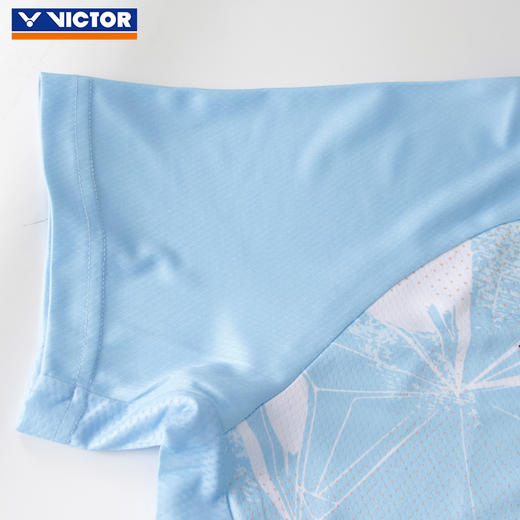 【618活动进行中】VICTOR威克多羽毛球服男女款轻薄透气大赛款运动短袖T-60017 商品图4