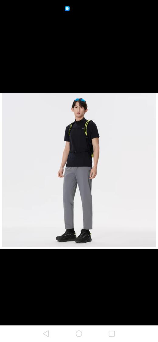 点此购买 可隆夏季男士半拉链短袖T恤 ss 342045 商品图4