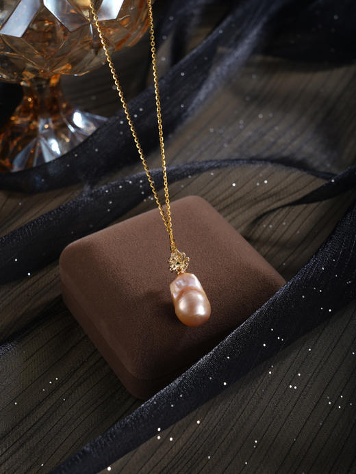 子佩集【华彩人生】银S925珍珠惜王妃套链项链【W7532-1】双色巴洛克彩2602 商品图4