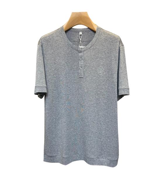 男款丝质羊毛短袖T恤hu006 商品图0