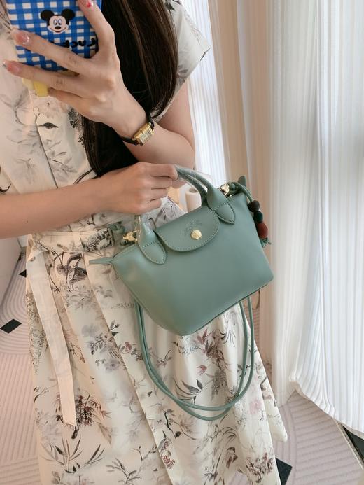 LC珑骧 牛皮Le Pliage Xtra XS串珠手提包迷你饺子包休闲斜挎包 特惠 Z-15866 商品图3