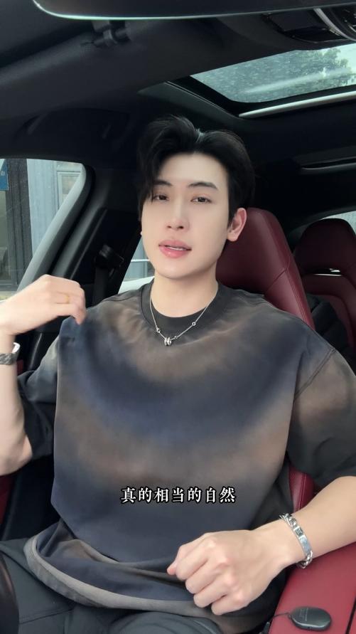 26T55SDSA男装2026新款重磅渐变做旧短袖T恤晕染设计感宽松圆领上衣 商品图0