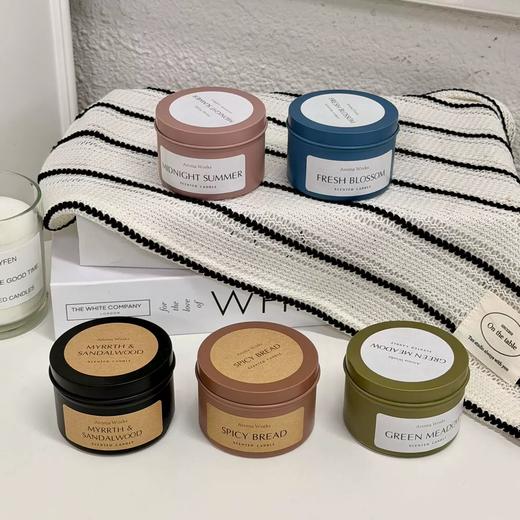 出口订单，铁皮罐装 治愈系香薰蜡烛 PJ079 商品图1