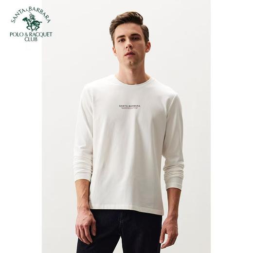 【直发】圣大保罗新品男士圆领印花长袖棉T长袖棉T-PW21KT111M 商品图2