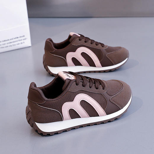 【DANMO旦茉·M豆撞色德训鞋】质感饱满柔软舒适 不易闷脚 稳固后跟舒适增高 显高显瘦突出长腿 商品图3