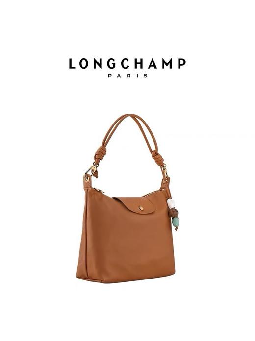 LC珑骧 牛皮串珠 Hobo单肩包半月形肩背袋复古腋下包 特惠 Z-15867 商品图3