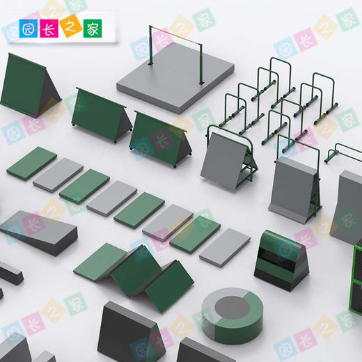 体能跑酷可调节移动三角架 商品图1