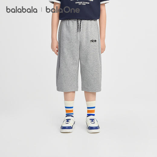 巴拉巴拉童装儿童七分运动裤2026夏装新款中大童裤子时尚百搭舒适 商品图1