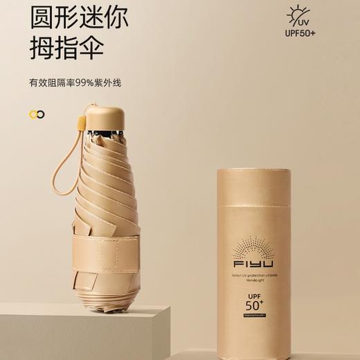 日本FIYU爆款小金伞合集 得物同款/明星周洁琼同款  1.0-5.0全系列/防晒/防雨/降温 商品图6